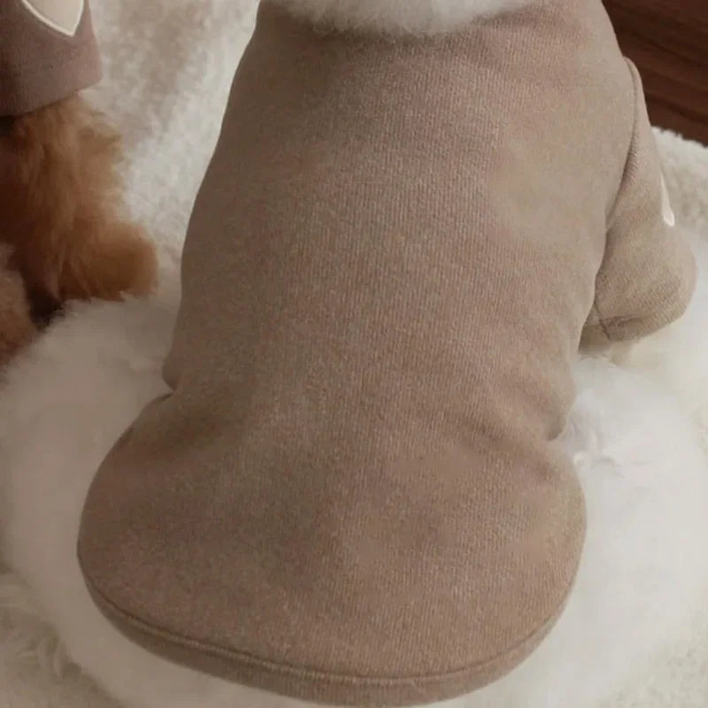 Heart Pattern Comfortable Pet Hoodie for Cats and Puppies