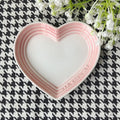 Heart-Shaped Wide Anti-Vomiting Ceramic Pet Feeding Bowl