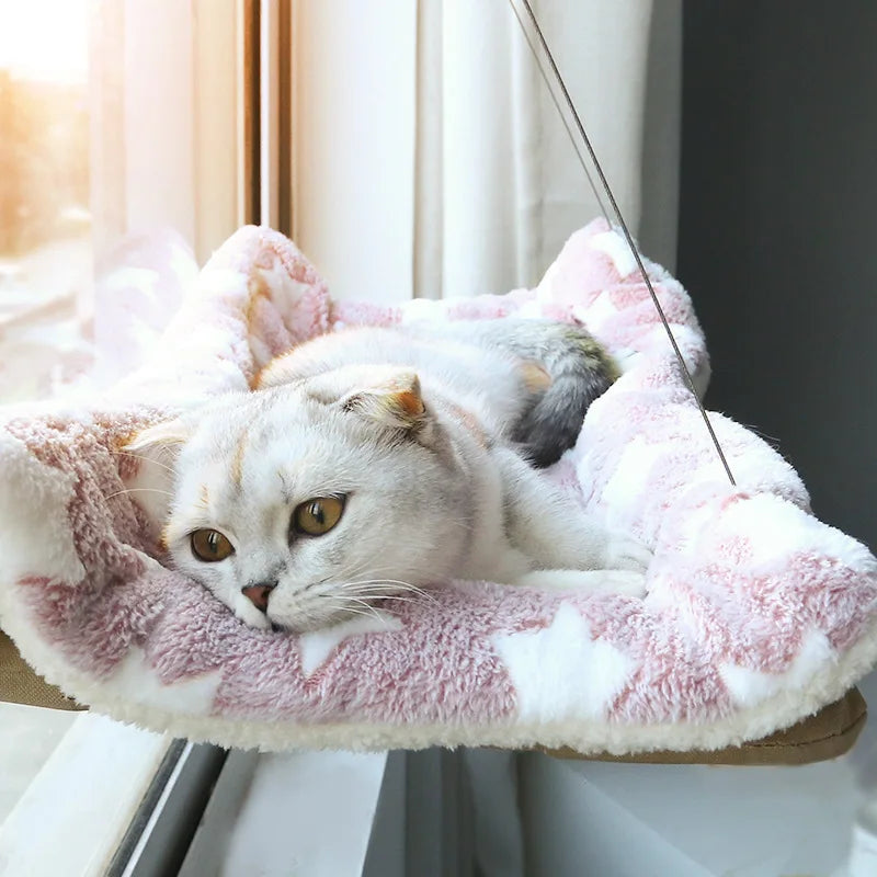 Heavy-Duty Window Cat Hammock Bed