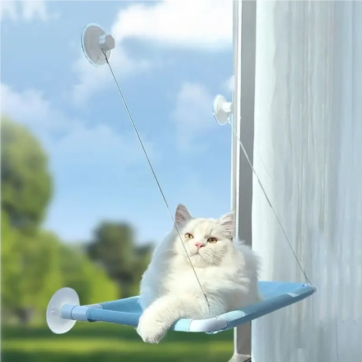 Heavy-Duty Window Cat Hammock Bed