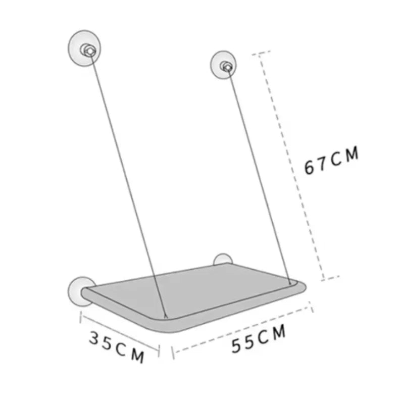 Heavy-Duty Window Cat Hammock Bed