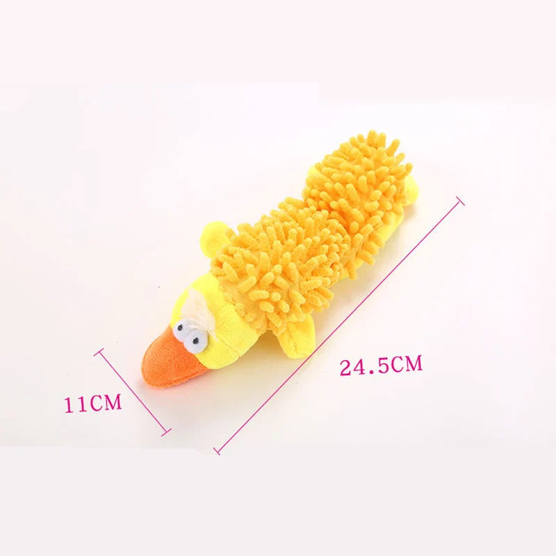 Durable Squeaky Animal Shape Plush Pet Toy