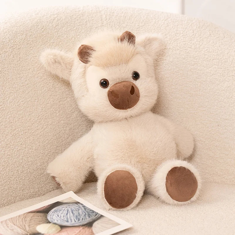 Huggable Highland Cow Plushie Stuffed Animal