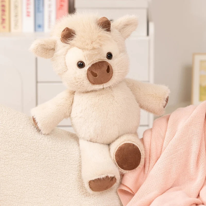 Huggable Highland Cow Plushie Stuffed Animal