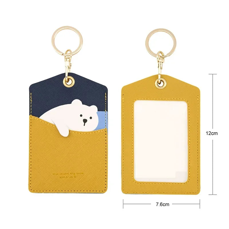 ID Protection Cute Animal Card Holder and Keyring