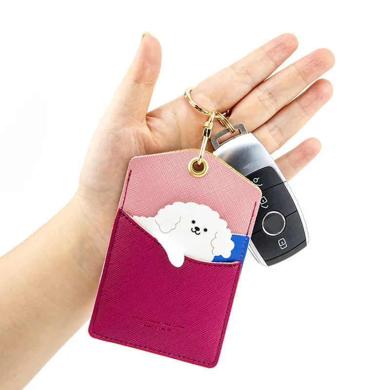 ID Protection Cute Animal Card Holder and Keyring