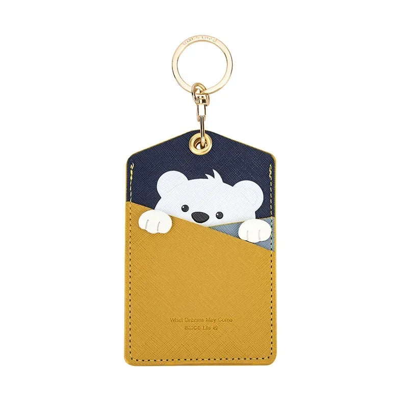 ID Protection Cute Animal Card Holder and Keyring