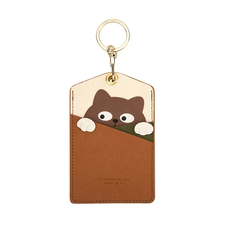ID Protection Cute Animal Card Holder and Keyring