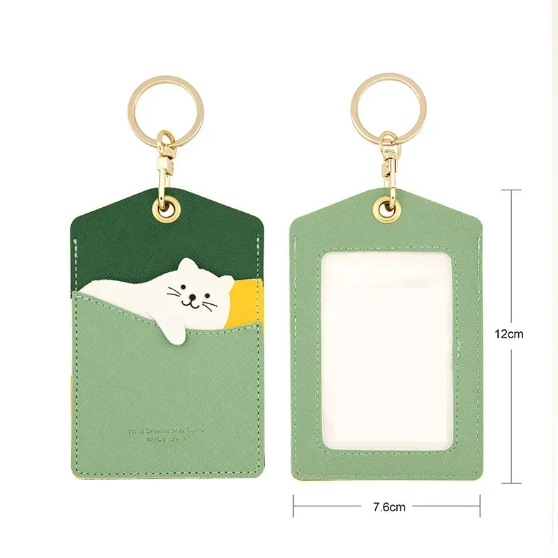 ID Protection Cute Animal Card Holder and Keyring