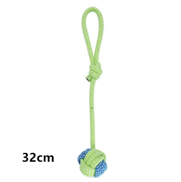 Interactive Cotton Rope and Balls Dog Chew Toys