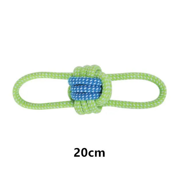 Interactive Cotton Rope and Balls Dog Chew Toys
