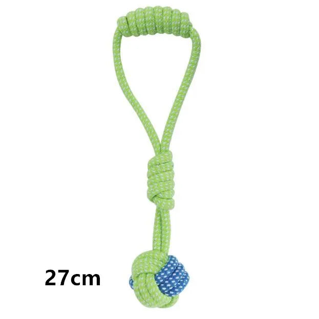 Interactive Cotton Rope and Balls Dog Chew Toys