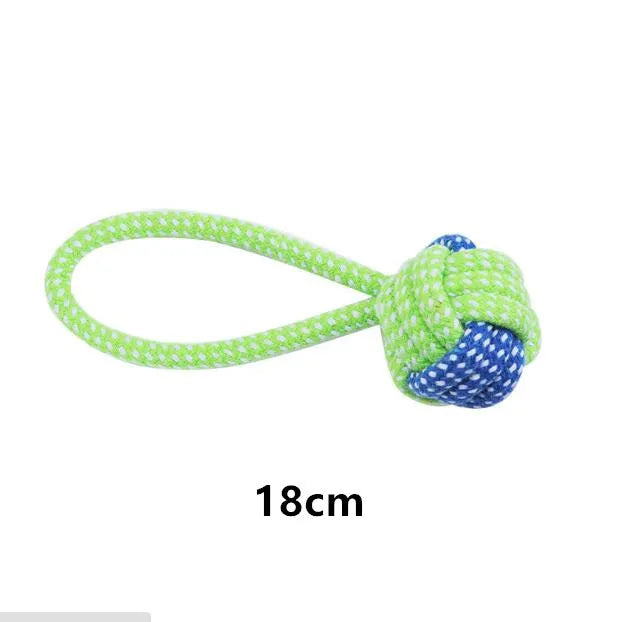 Interactive Cotton Rope and Balls Dog Chew Toys