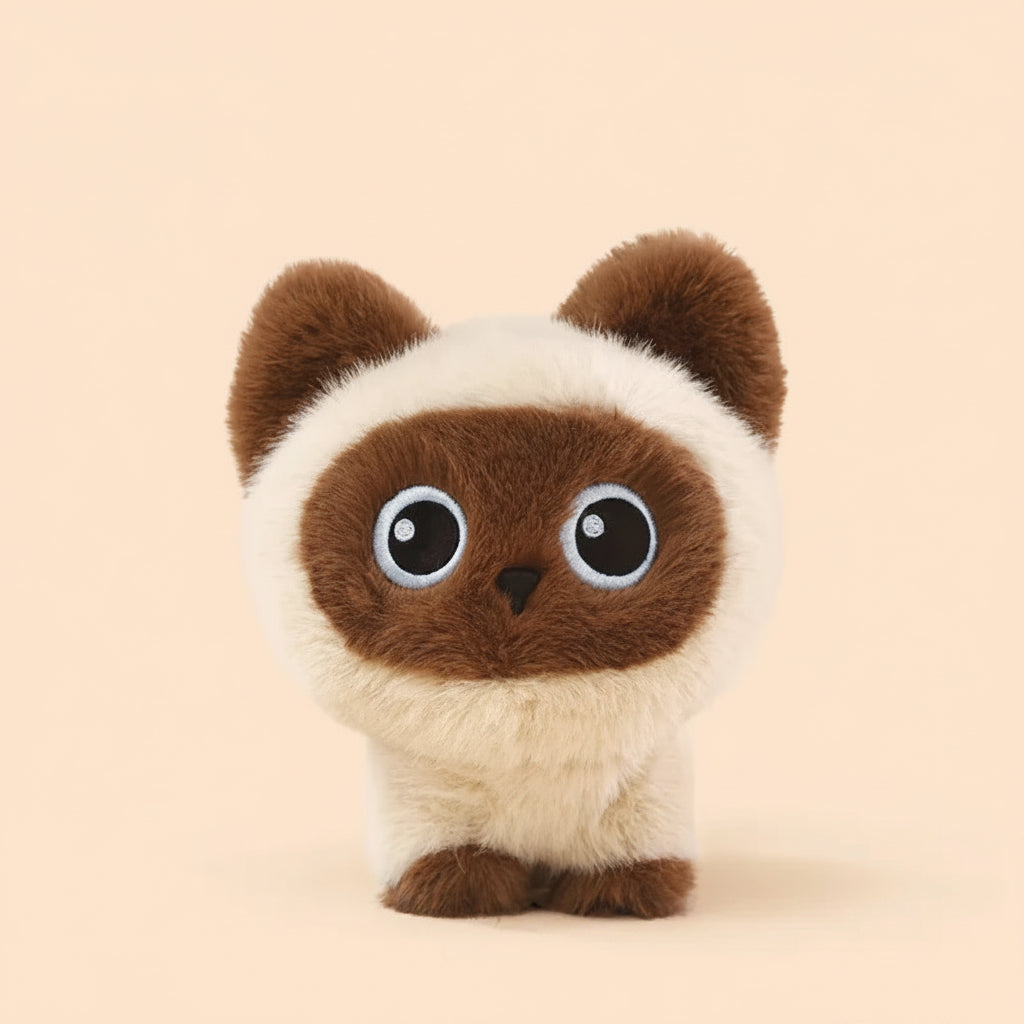 Kawaii Standing Kitten Plush Stuffed Animal