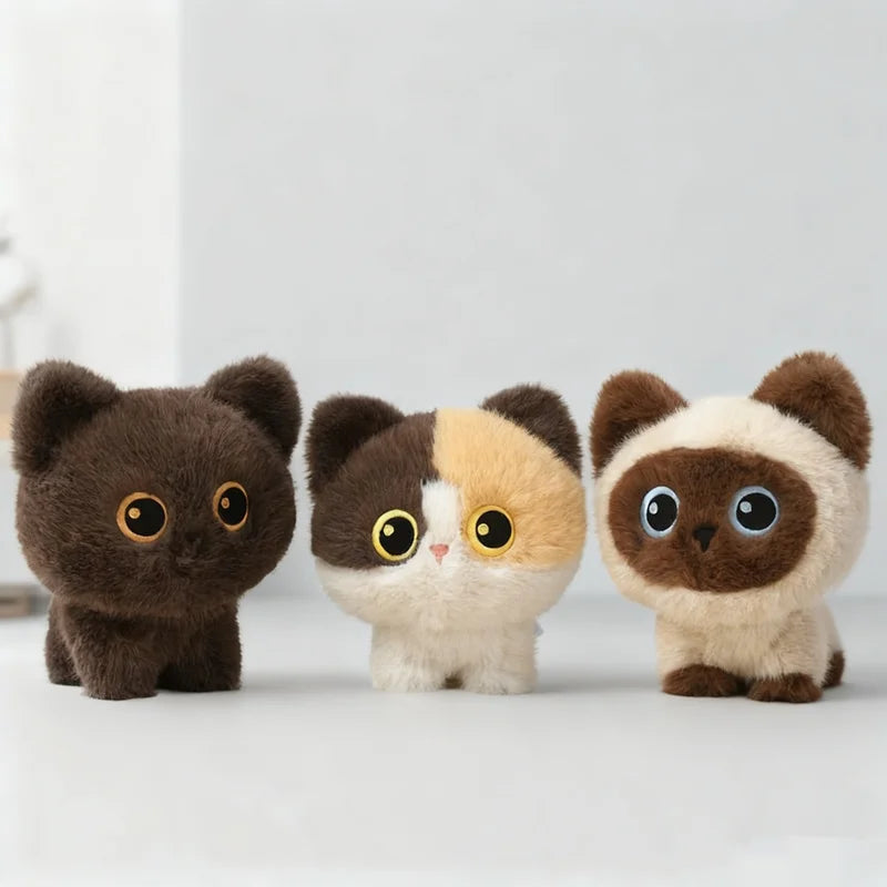 Kawaii Standing Kitten Plush Stuffed Animal