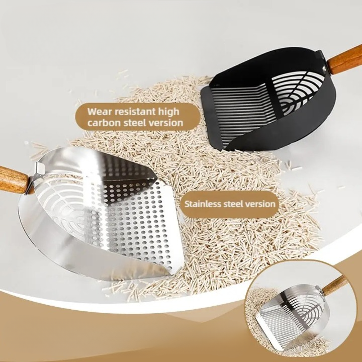 Long Handle Pet Waste Shovel and Litter Scoop