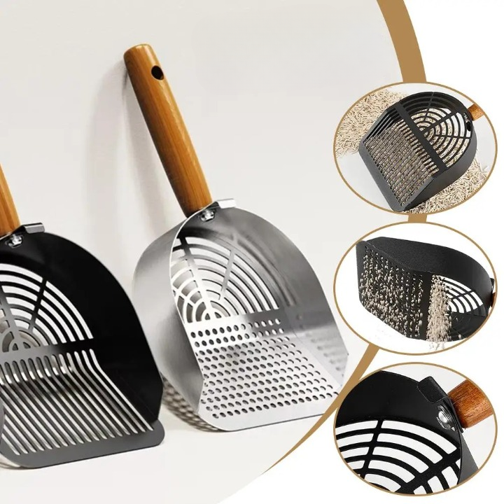 Long Handle Pet Waste Shovel and Litter Scoop