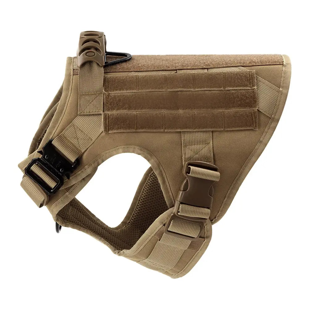 Military Style Large Dog Training Vest Harness
