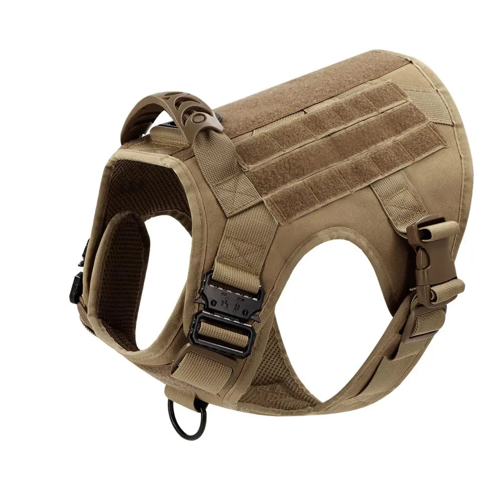 Military Style Large Dog Training Vest Harness