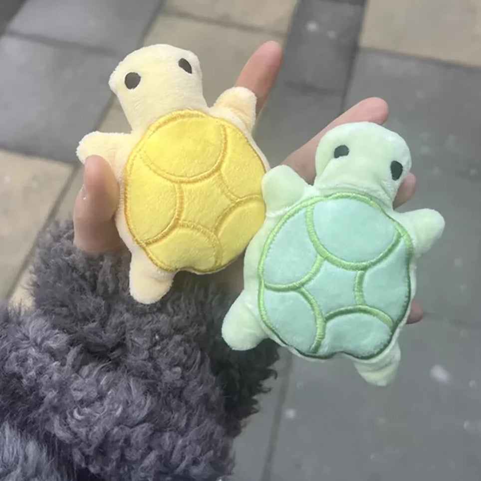 Mini Turtle Squeaky Teething Relief Plush Toy