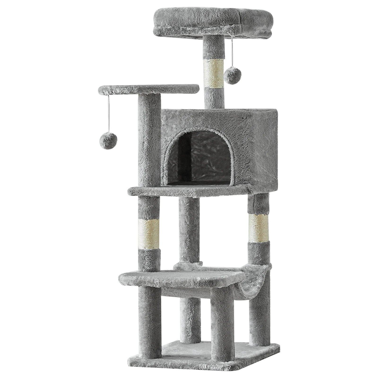 Multi-Level Cat Tree Tower with Condo & Hammock