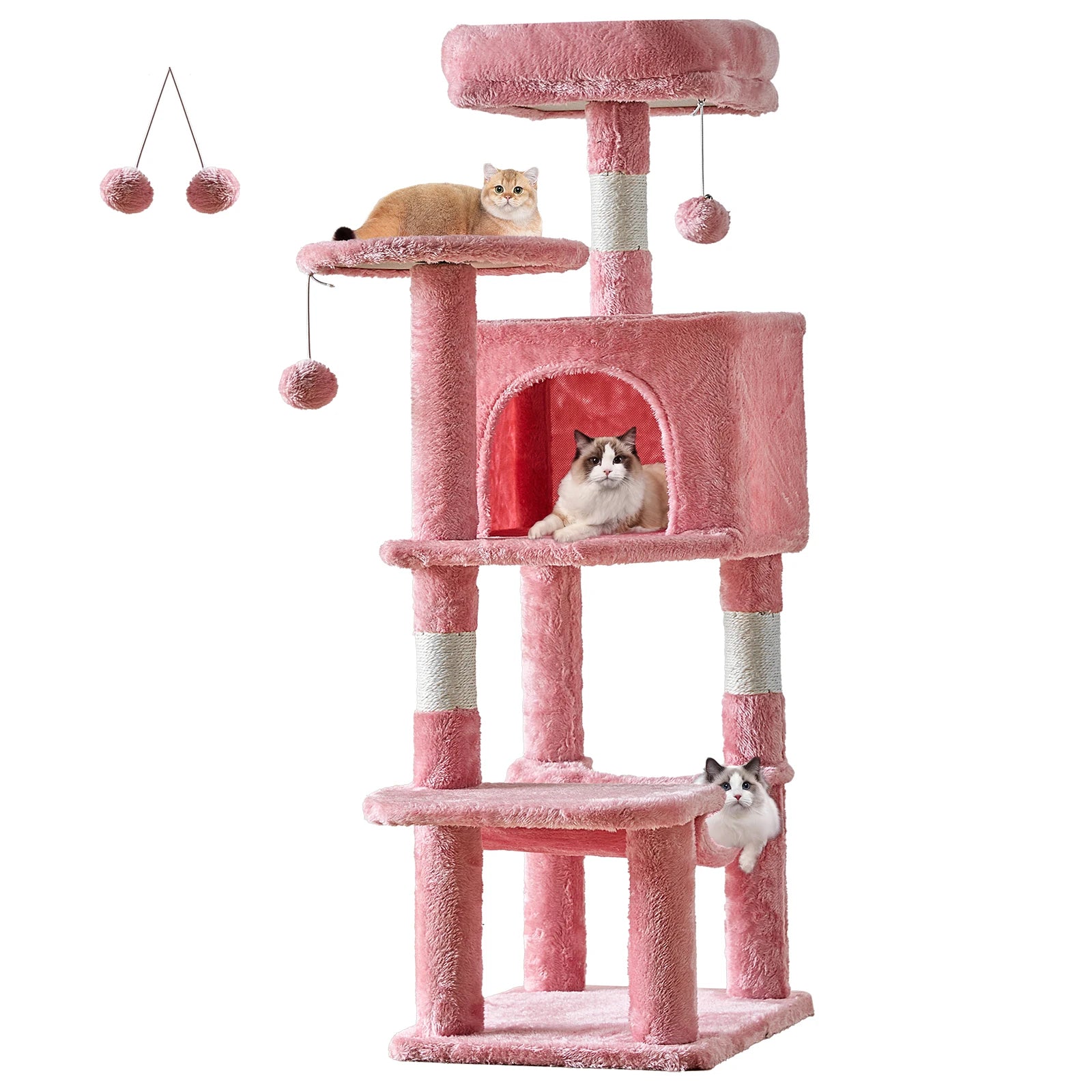 Multi-Level Cat Tree Tower with Condo & Hammock