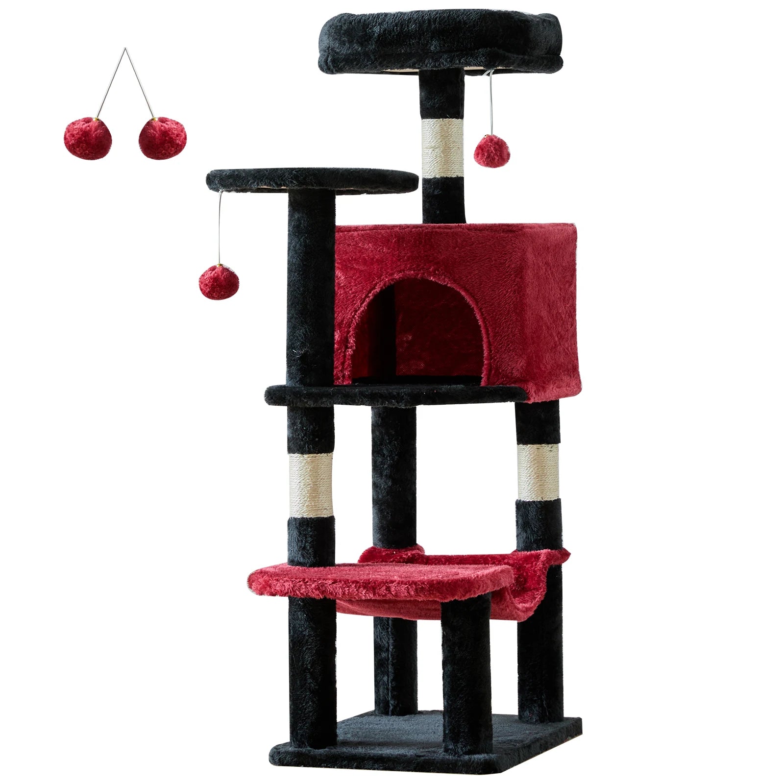 Multi-Level Cat Tree Tower with Condo & Hammock