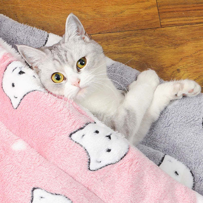 Multi-Use Ultra Soft Warm Pet Sleeping Cushion Mat