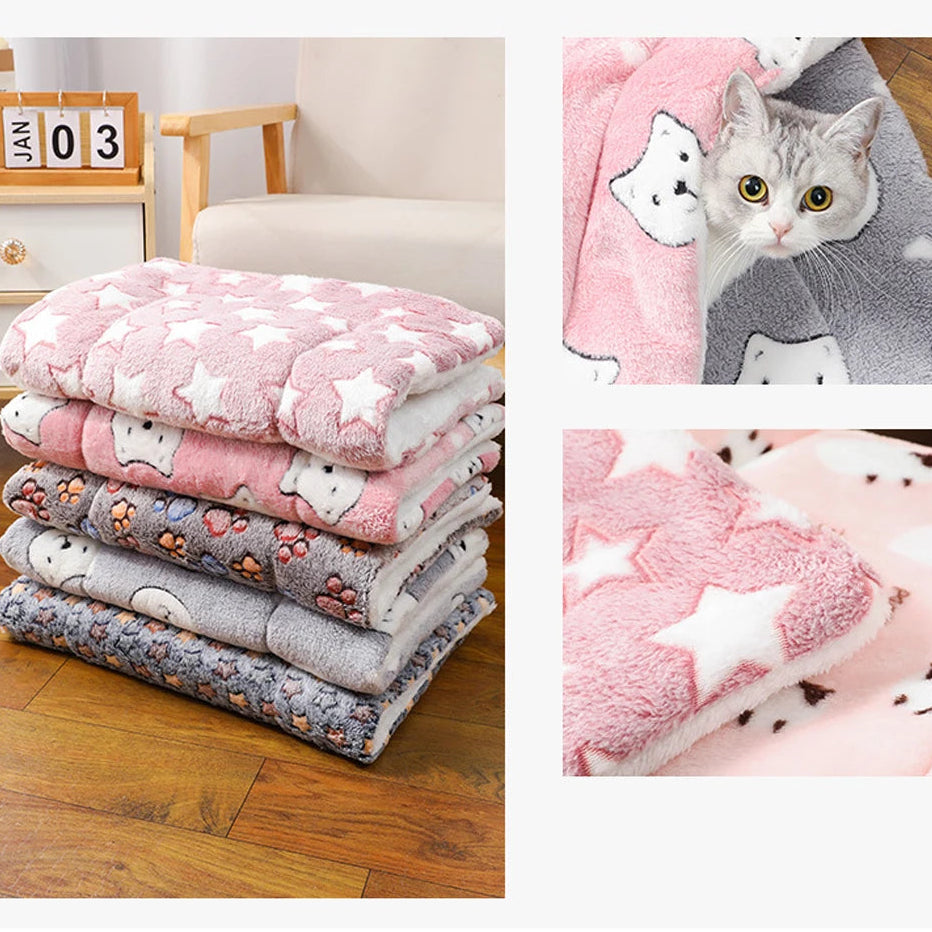 Multi-Use Ultra Soft Warm Pet Sleeping Cushion Mat