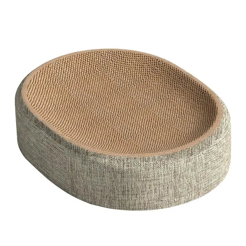 Multifunctional Sisal Oval Scratch Pad and Bed For Cats