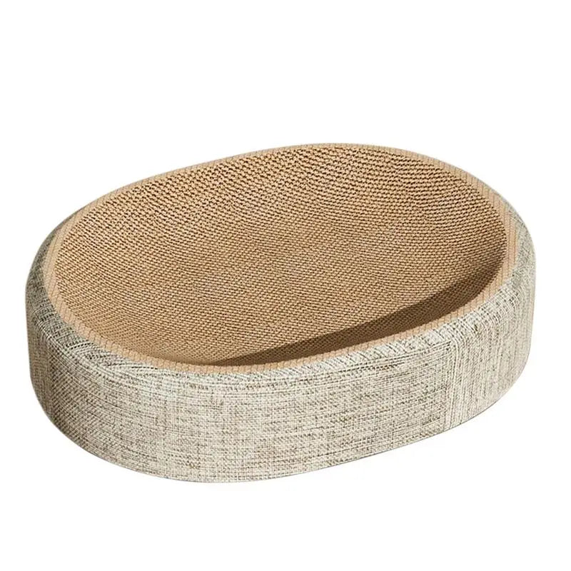 Multifunctional Sisal Oval Scratch Pad and Bed For Cats