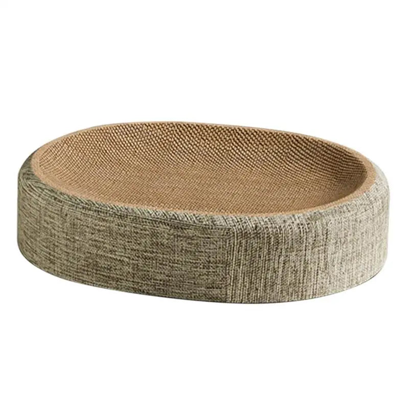 Multifunctional Sisal Oval Scratch Pad and Bed For Cats