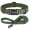 Personalized Durable Nylon Dog Collar & Leash Set
