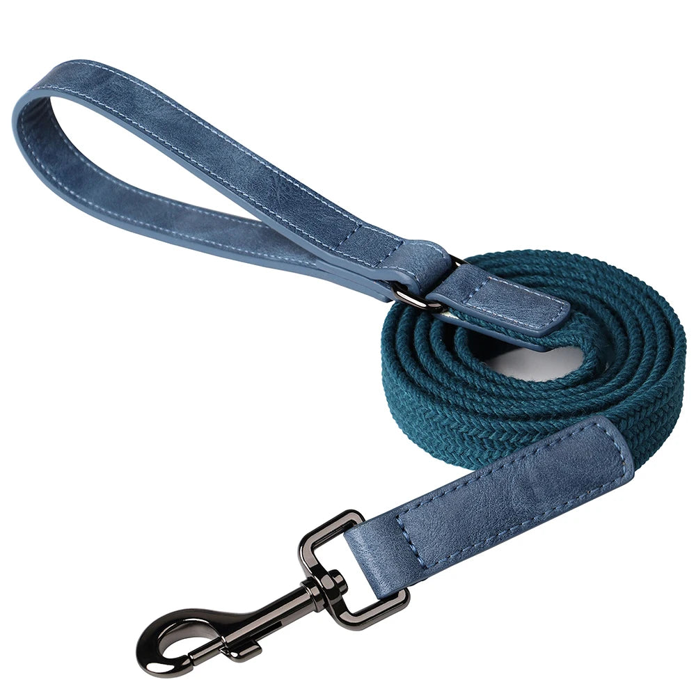 Personalized Durable Nylon Dog Collar & Leash Set