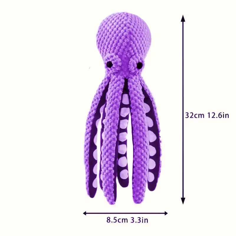 Pet Plush Interactive Octopus Companion Toy