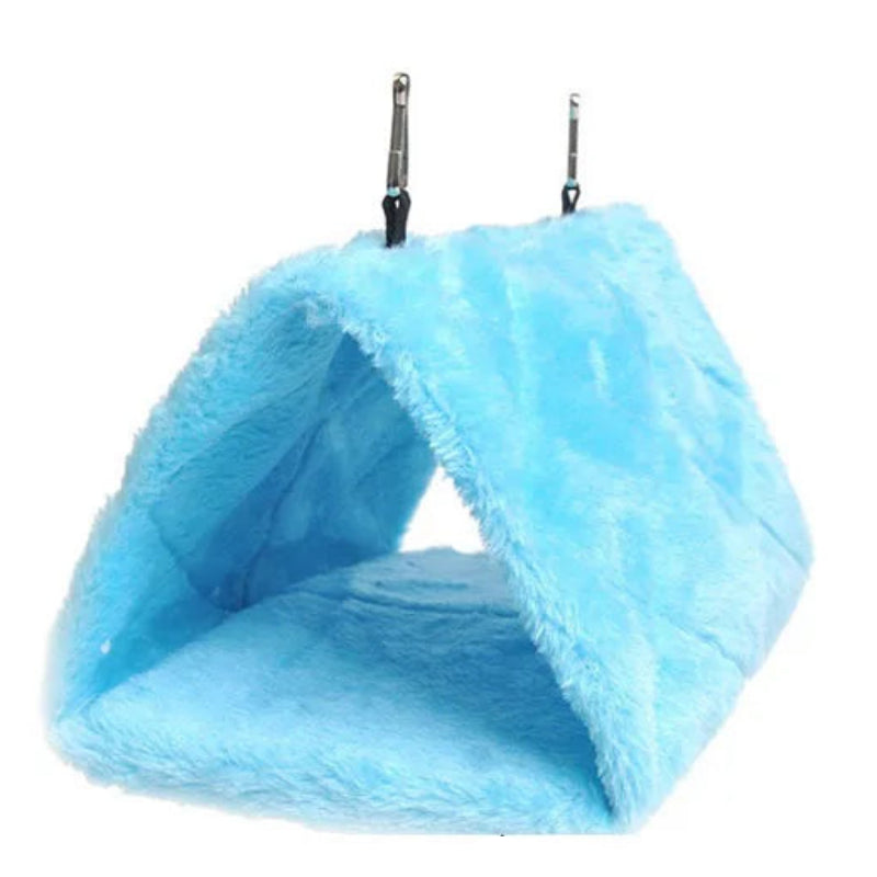 Plush Hanging Bird Tent Cozy Winter Nest