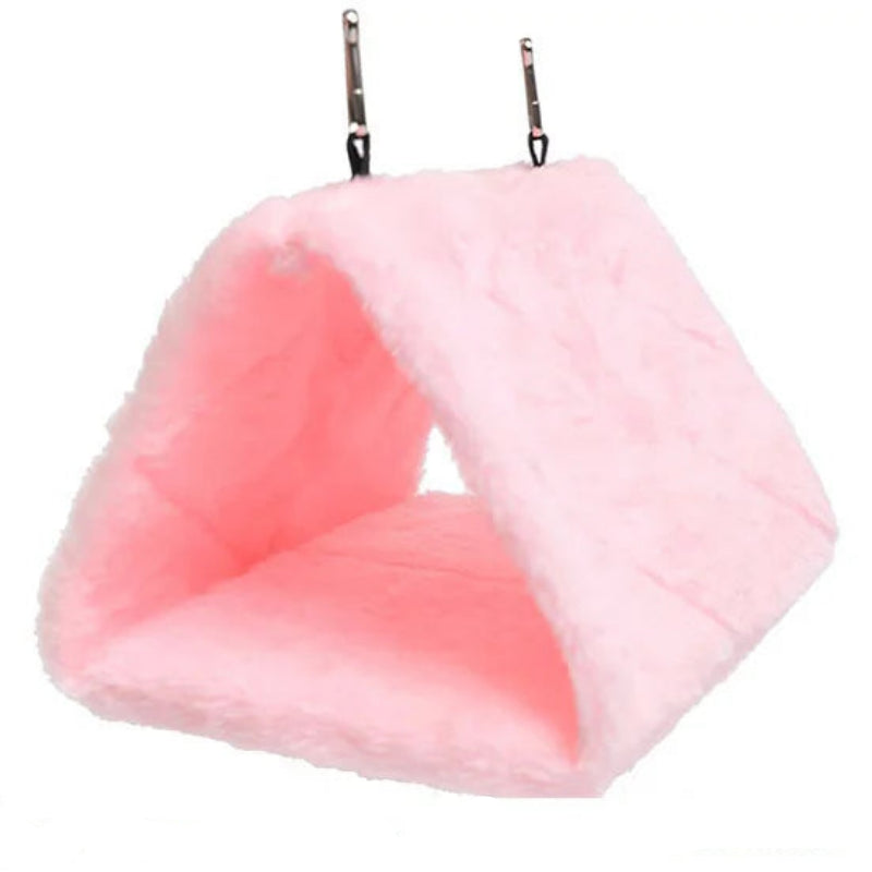 Plush Hanging Bird Tent Cozy Winter Nest