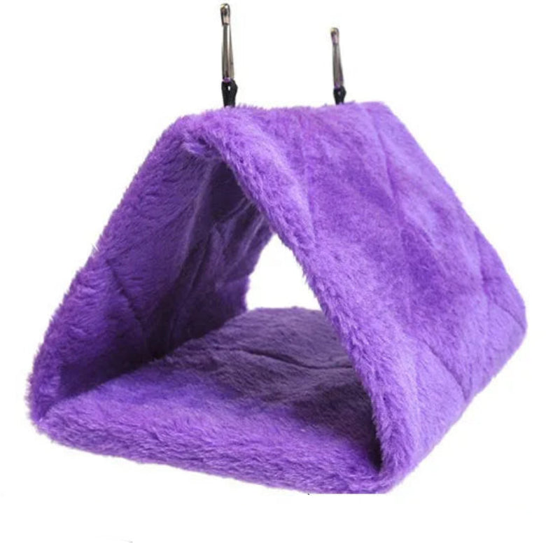 Plush Hanging Bird Tent Cozy Winter Nest