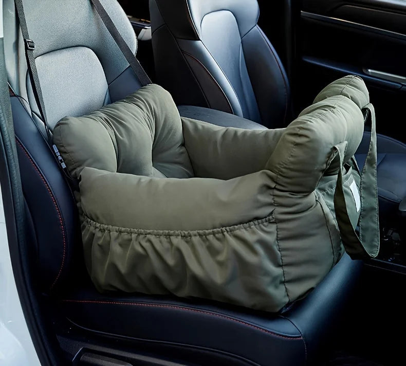 Portable Anti-Slip Dog Car Seat Bed with Safety Belt