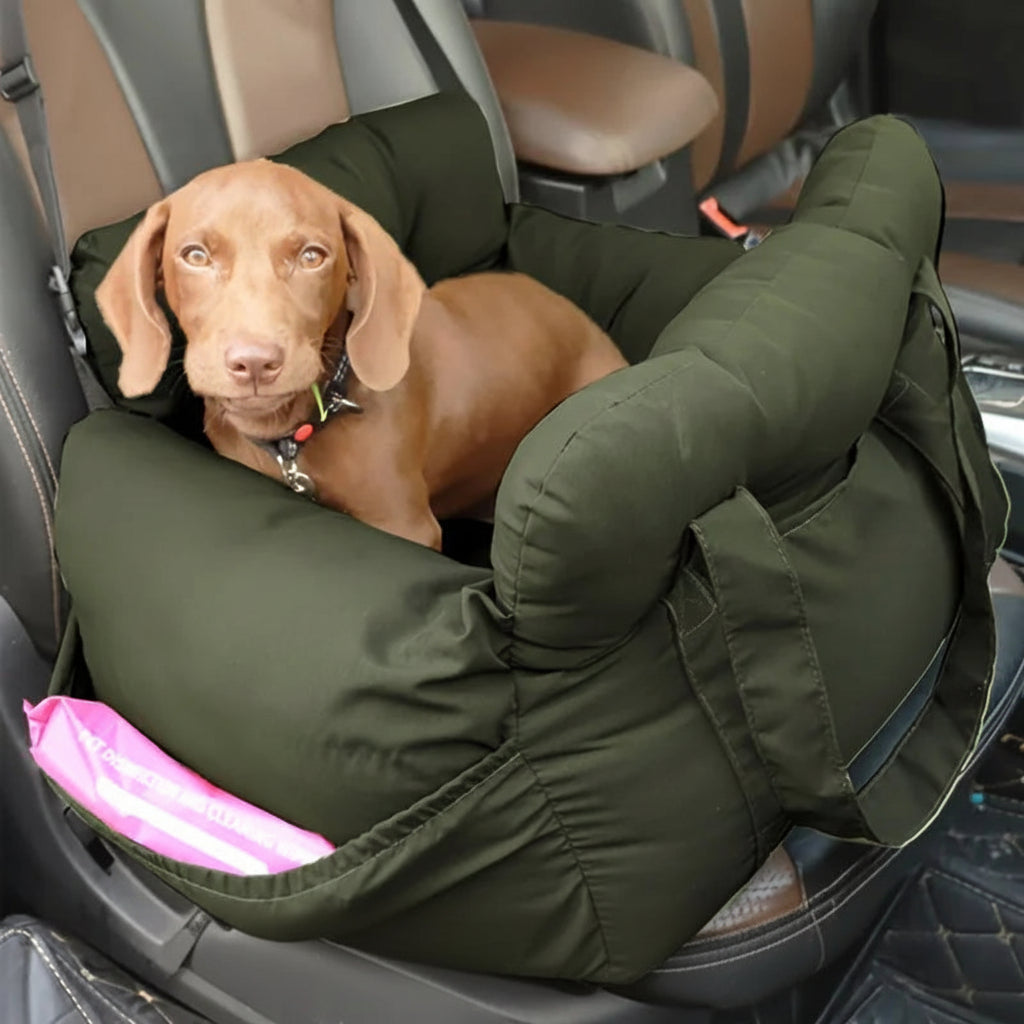 Portable Anti-Slip Dog Car Seat Bed with Safety Belt