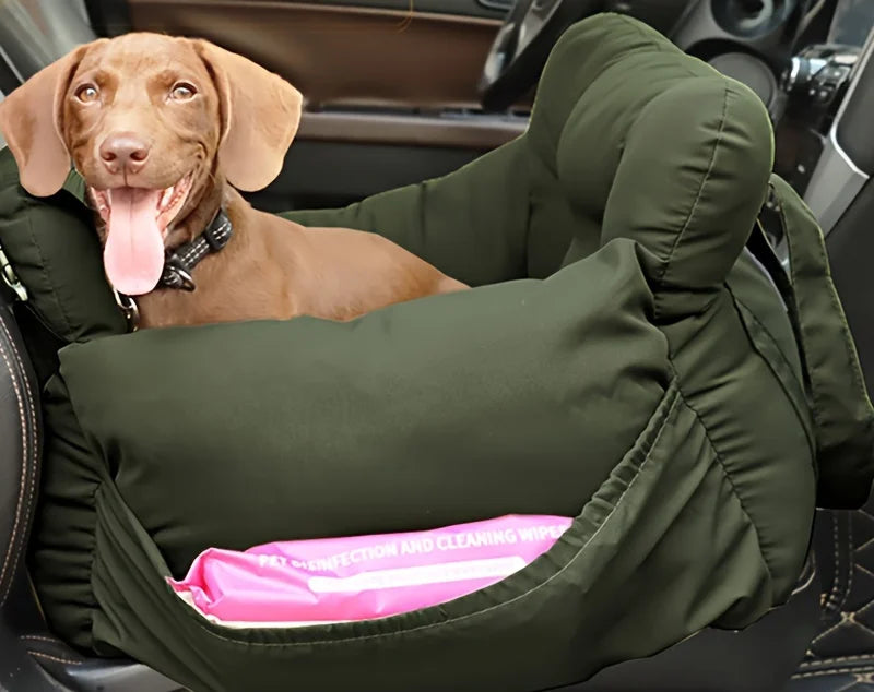 Portable Anti-Slip Dog Car Seat Bed with Safety Belt