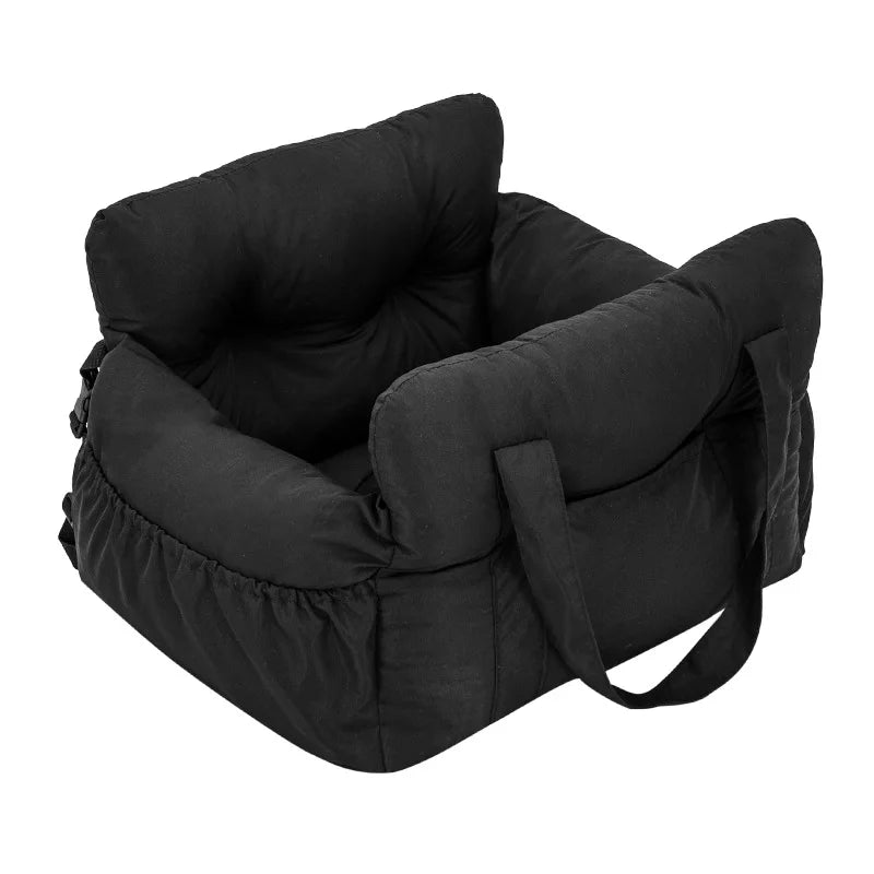 Portable Anti-Slip Dog Car Seat Bed with Safety Belt