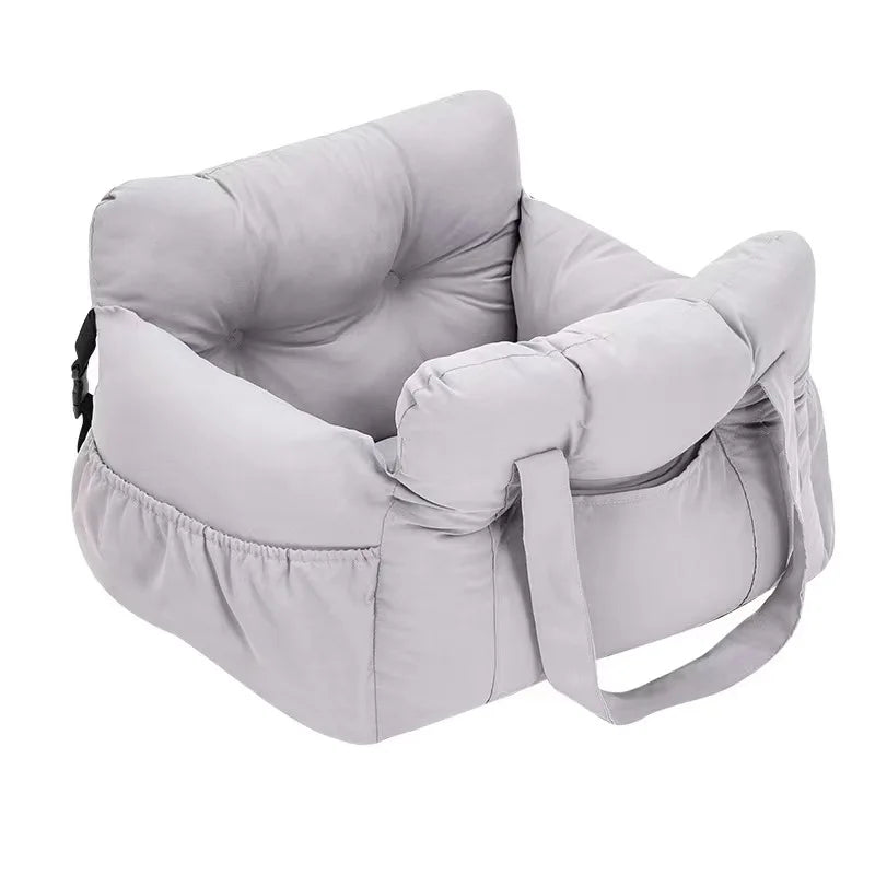 Portable Anti-Slip Dog Car Seat Bed with Safety Belt