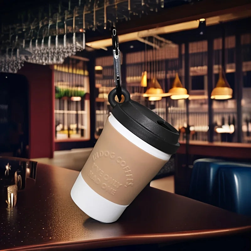 Portable Coffee Cup Shaped Dog Waste Bag Dispenser