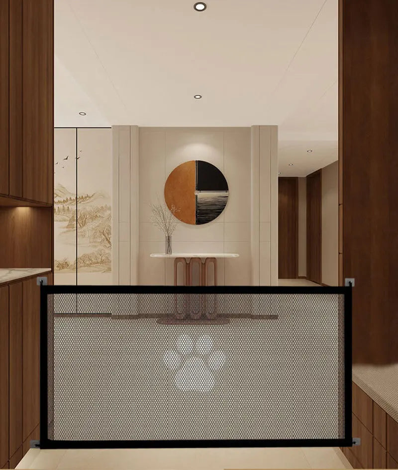 Portable Mesh Pet Safety Barrier Gate