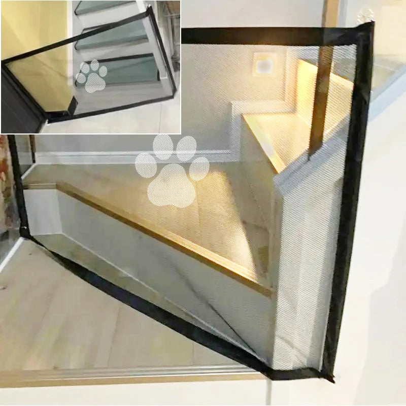 Portable Mesh Pet Safety Barrier Gate