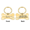 Premium Personalized Dog Bone ID Tag