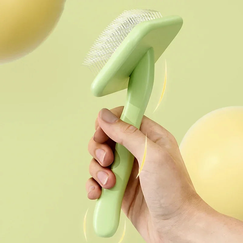 Professional Pet Grooming Metal Teeth Brush for Fluffy Volume