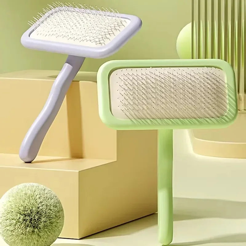 Professional Pet Grooming Metal Teeth Brush for Fluffy Volume