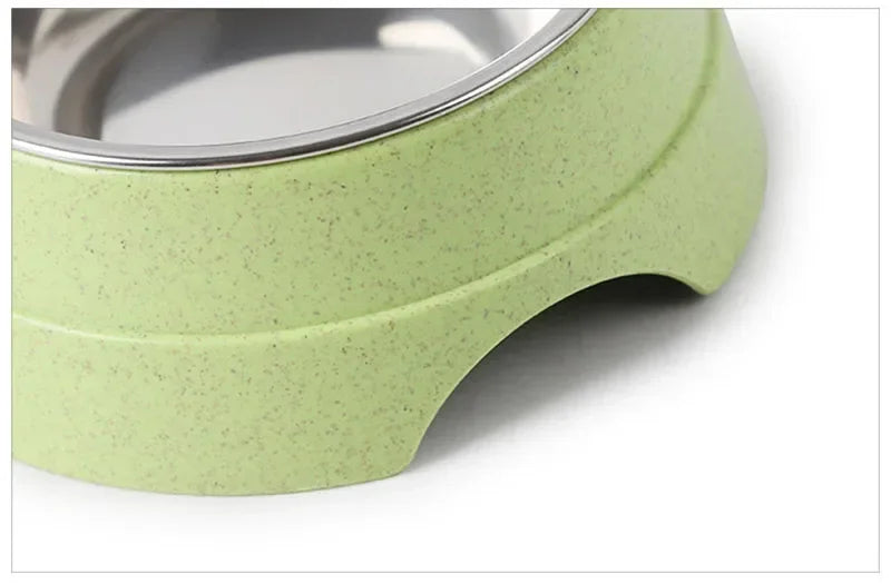 Raised Ergonomic Double Stainless Steel Pet Feeding Bowls